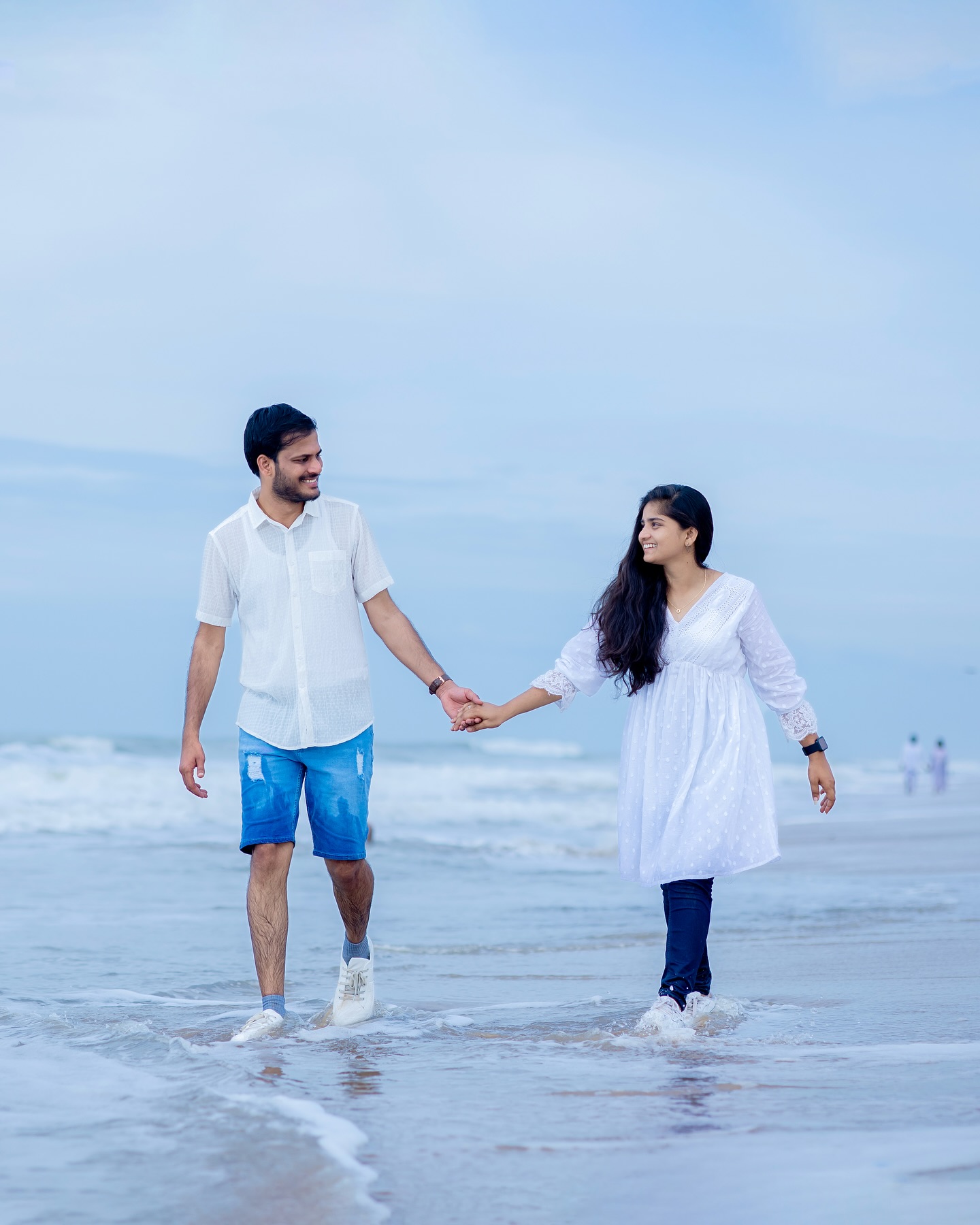 Beach portrait with NAG's creative colour grading
